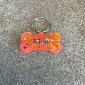 “Coco” glow tag/keychain